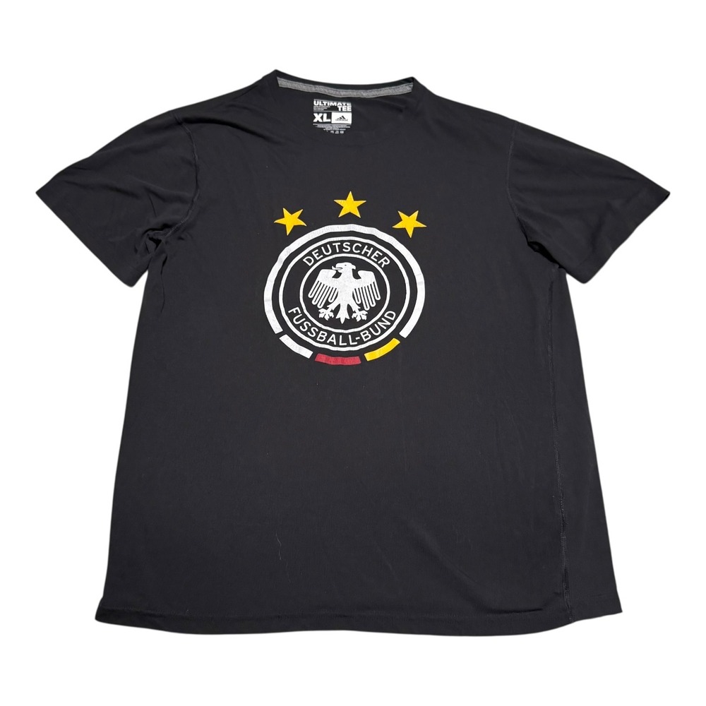 Adidas Deutscher Fussball-Bund Germany Soccer Black Shirt Women's XL